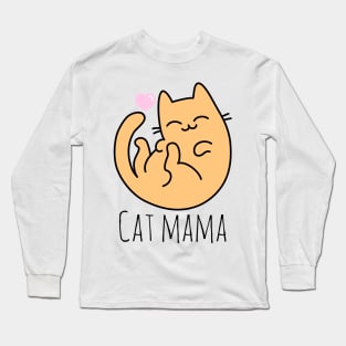 Cat Mama Long Sleeve T-Shirt